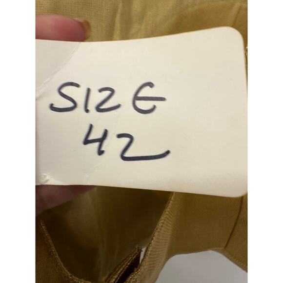 Large Gold Short Sleeve Sari Saree Blouse New with Tags - Picture 5 of 7